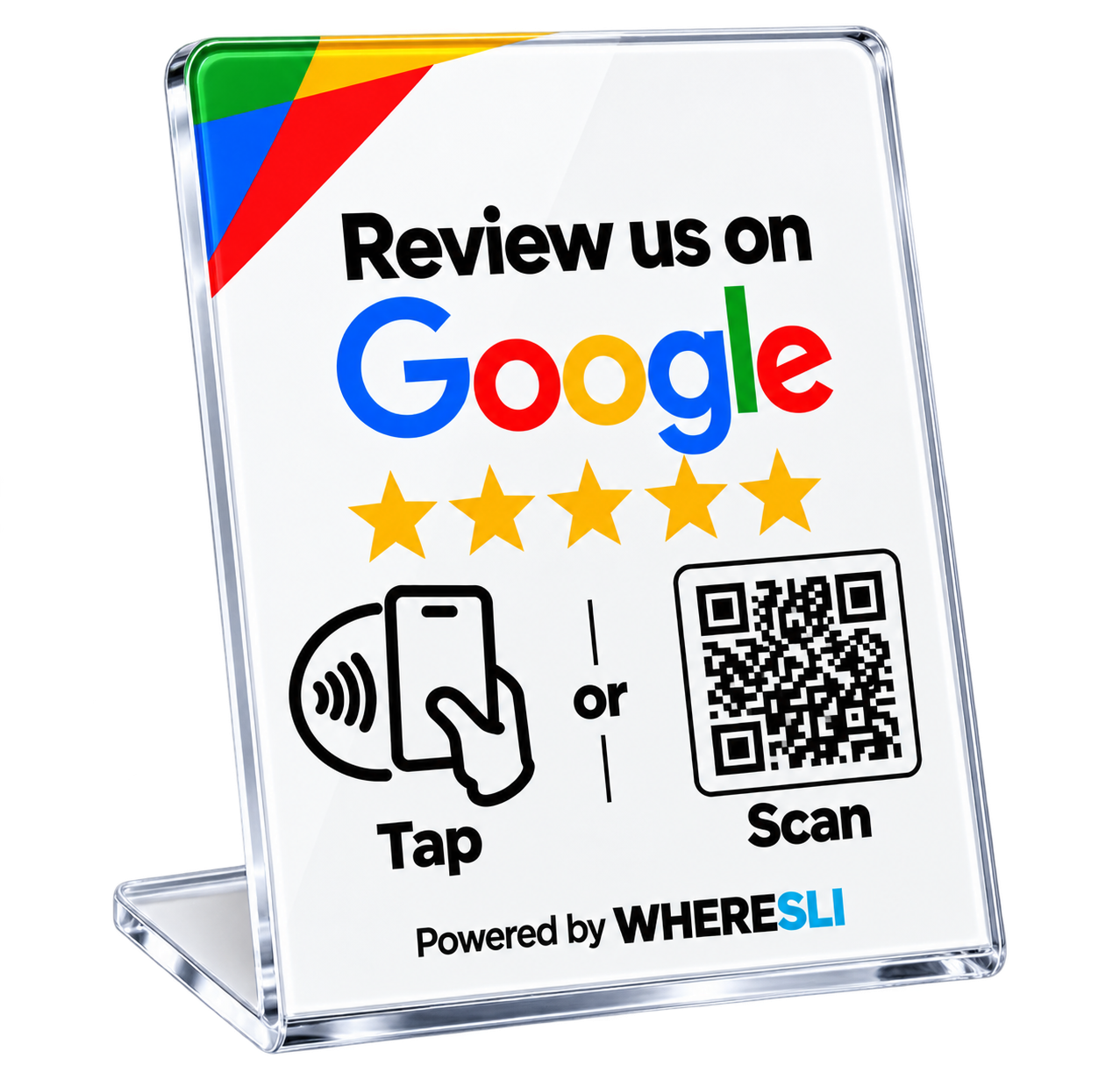 Google Review NFC Tabletop Stand